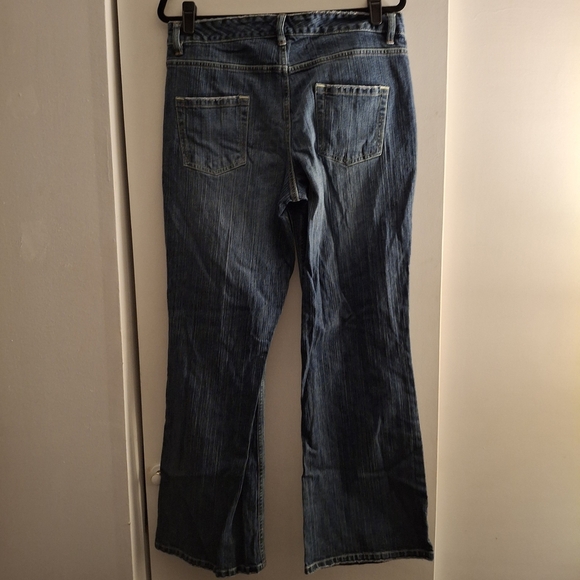 Route 66 Women's Blue Flare Wide Leg Jeans - Picture 2 of 8